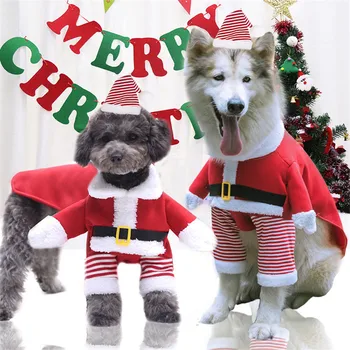 XS-7XL Pet Cosplay Santa Claus Oblečenie pre psy pre Veľké Psy Zábavné Xxxs Oblečenie pre psy, Čivava, Pet Vianoce Oblečenie pre Labradors