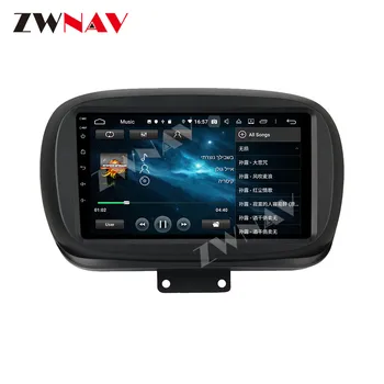 PX5/6 Android 10 DSP 4+64 G Pre Fiat 500 X - 2019 Auta GPS Navigácie DVD Prehrávač, Rádio Multimediálne IPS Displej Hlavu Jednotka Stereo