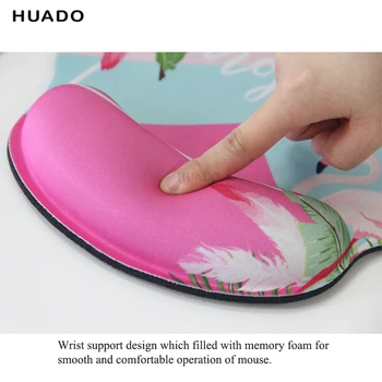 Olejomaľba dizajn Zápästie Zvyšok Podpora Prírodného Kaučuku Podložku pod Myš, Anti-slip Gaming Mouse Pad
