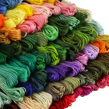 KOKNIT 100ks Cross Stitch Vlákna Náhodné Farby Dúhy Vyšívacie Nite Niť Šijacie Nite Pre Ženy DIY Šitie Nástroj