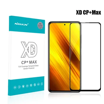 Nillkin pre Xiao Poco X3 NFC M3 Tvrdeného Skla 9H Pro Plus XD CP Max Úplné Pokrytie Screen Protector pre Redmi Poznámka 9T 5G 9S 9 Pro