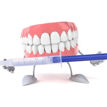 10PCS/Set Zubné Whitener 44% Peroxid vodíka na Bielenie Zubov Auta Zubov Bieliacim Gélom Auta Leštenie Zubných Zariadenia Ústnej Hygieny
