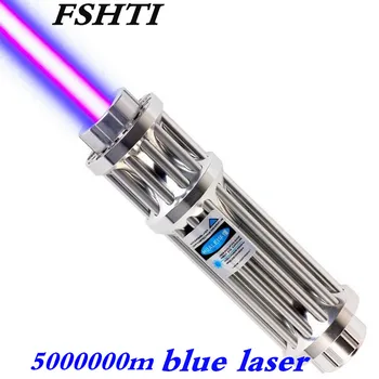 HORÚCE! Vysoký Výkon 5000000m Modrého Lasera Ukazovatele mala načítavať pri 450 nm Lazer Baterka Pálenie Zápas/Napáliť svetlo cigary/sviečka/black Lov