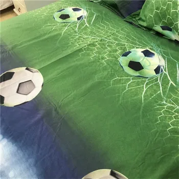 AsyPets 4 KS 3D Futbal, posteľná bielizeň Sady Deka Perinu + Posteľ List + obliečka na Vankúš Tvorivé Osobnosti Predmety v Domácnosti-25