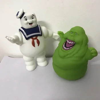Vintage Ghostbusters 3 Pobytu Puft Marshmallow Muž Slimer Námorník Akcie Obrázok Hračky Bábiky Darček pre Deti Deti 14 cm