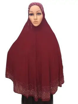 Réžia Jeden Kus Hidžáb Khimar Šatku Modlitba Niqab Moslimských Žien Šatku Islamskej Úplné Pokrytie Stredného Východu, Šály, Ramadánu Móda