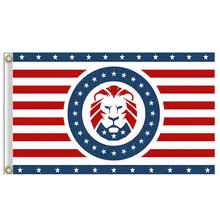 90x150cm s 2 priechodka Trump Lev UDRŽAŤ v AMERIKE VEĽKÝ 2020 Vlajka s USA dizajn vlajky