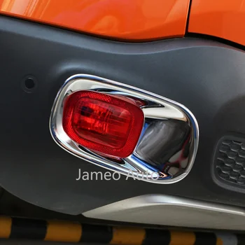 Vhodný na Jeep Renegade 2016 2017 2018 Chrome Zadný Nárazník Chvost Hmlové Svetlo Lampy Hmlové Svetlá Kryt Výbava Rám Auta Styling