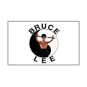 Pán Bruce Lee vlajka Dekorácie banner 90*150 cm/ 3x5ft pre zavesenie