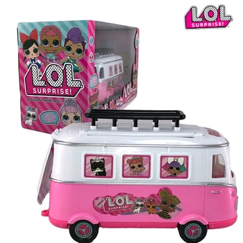 LoL Prekvapenie Bábiky Lol Bábiky Lietadlo Piknik Ice Cream Auto Slide Kabelka Villa Akcie Obrázok Lol Figura Bábiky, Hračky pre Dievčatá