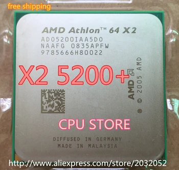 AMD Athlon 64 X2 5200+ 5200 2.7 Ghz, 1MB Cache, AM2 socket 940 pin, Dual core CPU Desktop procesor Doprava Zadarmo