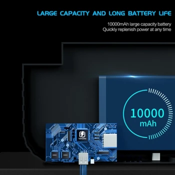 10000MAh Batérie Prípade Power Bank pre Nintendo Prepínač NS Herné Konzoly Stroj Externú Batériu s Držiteľa Rýchlo Nabíjačka,