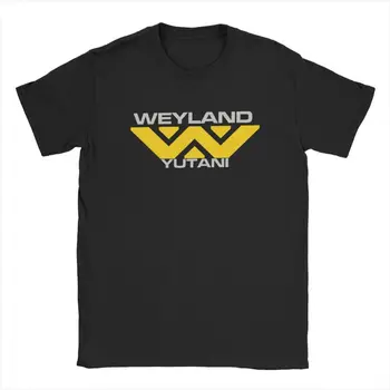Muži T-Shirts Cudzincov Nostromo Budovanie Lepších Svetov Vintage Bavlnené Tričká Krátky Rukáv Weyland Yutani Spoločnosti Corp T Košele