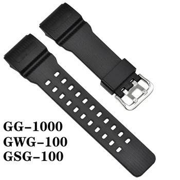 Živica Watchband pre Casio G-Shock GG-1000 / GWG-100 / GSG-100 Mužov Športové Nepremokavé Nahradiť Band Náramok na Zápästie Príslušenstvo Hodinky