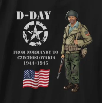 Z Normandie, Francúzsko, 1944 až Plzni, Czechosl Žien T-Shirt