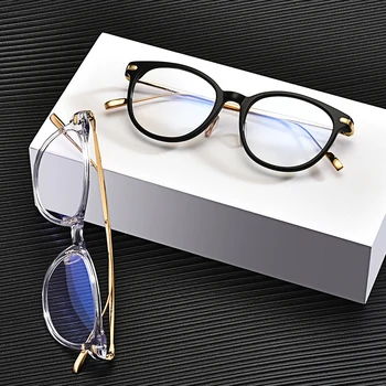 Ženy Acetát Okuliare, Rám Vintage Luxusné Značky Krátkozrakosť Predpis Optické Titánové Okuliare Rám Retro Okuliare Okuliare