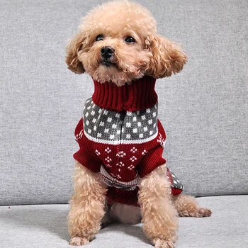 Vianočné Mačka, Pes Sveter Pulóver Zimné Psie Oblečenie pre Malé Psy Chihuahua Yorkies Šteňa Bunda Pet Oblečenie ubranka pre psa