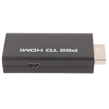 PS2-HDMI Audio Video Kábel, AV Adaptér Converter W/3.5 mm Audio Výstup Pre HDTV