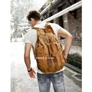 Vysoká Kvalita Mužov Batoh na Zips, Pevné pánske Cestovné BagsBackpacks Plátené tašky mochila masculina bolsa školské tašky