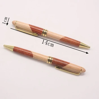 Nové a unikátne drevené pero prípade, dva-farba dizajn môže byť prispôsobený LOGO pre balík office môžete poslať pero priateľmi podnikateľov