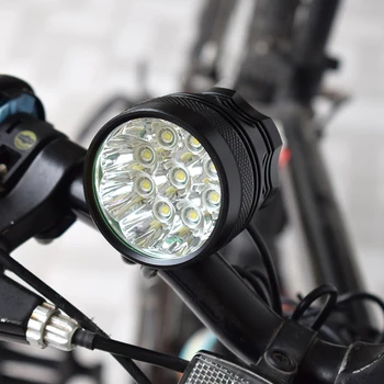 18000Lumen 9*T6 LED Bicykel Predné Svetla Svetlometov 3 Režimy Bicykli Lampa Horák, Nepremokavé Cyklistické Svetlá + 18650 Batéria+Nabíjačka