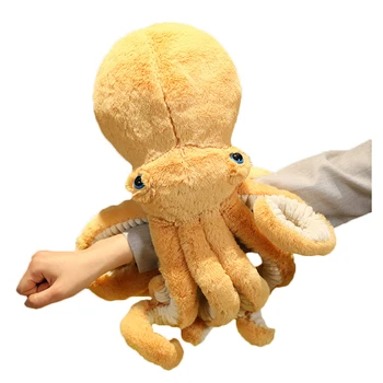 1PC Tvorivé Realisticky Octopus Plyšové Hračky Mora Zvierat Plnené Bábiky Vankúš Späť Vankúš Deti Deti Narodeninám Foto Prop
