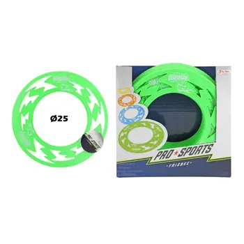 Frisbee s zelenej otvory (24 KS) hračka články vytvorený Manuál