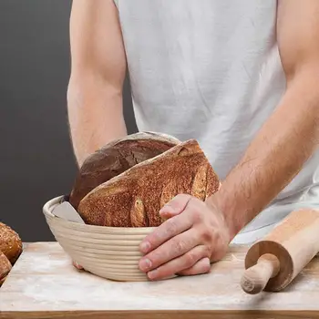 5 Veľkostí Kolo Chlieb Kôš Korektúry Kôš Pečenie Chleba Robiť Korektúry Koše Pre Sourdough Chlieb Sourdough Korektúry Košík