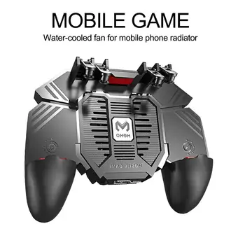 AK77 6 Prsty Radič Gamepad Hra Fyzickej Kompresie, Rýchla Streľba Ovládač s Dual Fanúšikov pre PUBG iOS Android