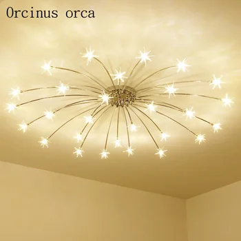 Moderný minimalistický oblohe hviezdy stropné lampy, obývacej izby, detskej izby tvorivé osobnosti LED stropné svietidlo doprava zadarmo