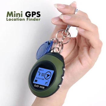 Podofo Mini GPS Tracker Sledovacie Zariadenie Travel Prenosné aplikácie Keychain Locator Pathfinding Motocykel, Vozidlo Šport Ručné Keychain
