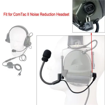 Taktické PELTOR headset mikrofón Náhradné príslušenstvo mikrofón pre COMTAC II III III IV na zníženie hluku, streľba headset