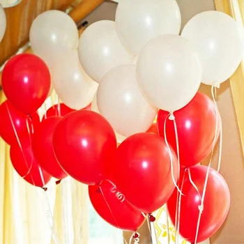 60 Pack Červené, Biele a Modré Balóniky 12 Palcový Latex Strany Balóny, Party Perfektné Narodeniny Dekorácie na Všetky Príležitosti