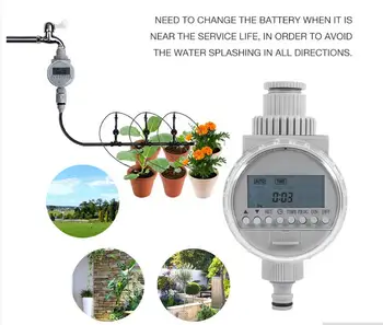 Automatické Elektronické LCD Displa solárny regulátor poľnohospodárske postrekovače závlahový systém Zelený dom vody digitálneho času