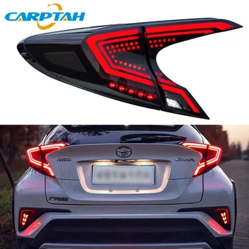 Pre Toyota C-H CHR 2016 2017 2018 2019 LED Auto zadné svetlo zadné Svetlá Zadné Hmlové Svietidlo Dynamické Zase Signál Zadnej strane Brzdového Svetla