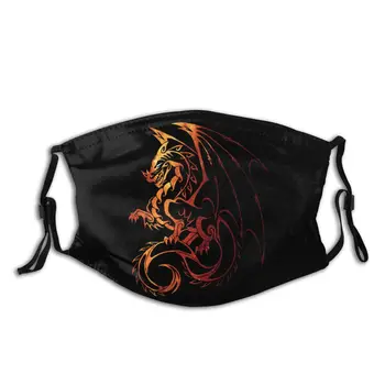 Dragon Úst Tvár Masku Dragon Pleťová Maska Cool Fashion s 2 Filtre pre Dospelých