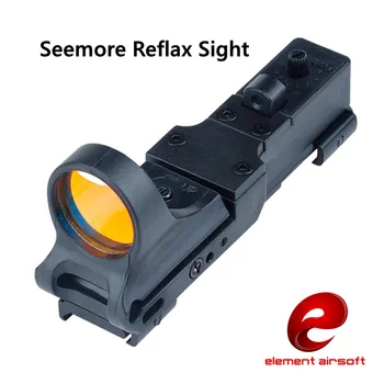 Prvok SeeMore Železničnej Reflex C-VIAC Pohľad Red Dot Sight Black EX 182