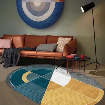 IN populárne moderné geometrické rohože , žiadne vlasy jednoduchá starostlivosť Špeciálne tvarované domov dekoratívne oblasť tlače koberec PREDAJ