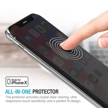 Pre iPhone 12/12 Pro/12 Pro Max XS Max XR 7 8 plus ochrany osobných údajov tvrdeného skla screen protector