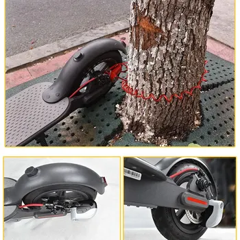 Anti-theft Zámok Elektrický Skúter Kolesá, Kotúčové Brzdy Zámok s Oceľový Drôt Cyklistické Požičovňa horských bicyklov disku zámok