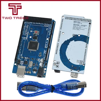 Mega 2560 R3 Rada Offcial Verzia s ATMega 2560 ATMega16U2 Čip pre Arduino Integrovaný Ovládač s USB