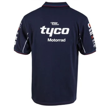 Nové Edision príchod! 2018 Tyco Motocross Bicykli T-shirt MOTO GP Bavlna T-shirt Dres pre BMW Team Polo Tričko Racing