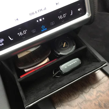Auto stredovej Konzoly Úložný Box Zásuvky Zásobník Útulné Úložný Box pre Tesla Model X/S