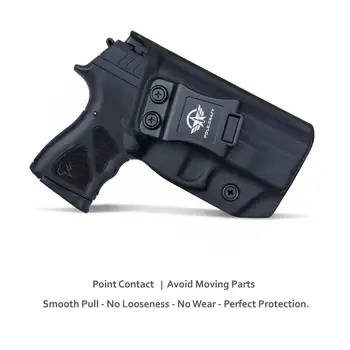 IWB Kydex Závesu Custom Fit: Býk TH9C Pištole - vo Vnútri Opasok Skryté Prenesenie Rozšíril Vchod - Žiadne Opotrebenie, Č Jitte