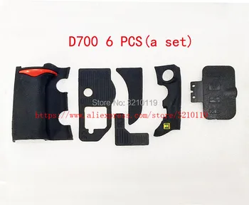 Nová sada Rukoväť, Gumový Kryt Jednotky Pre Nikon D700 USB Palec Gumy S Lepiacou Páskou Telo Gumové Shell Pásky SLR opravy časť