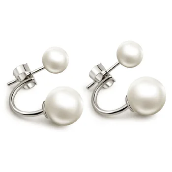 925 sterling silver módne pearl dámy'stud náušnice šperky ženy darček k narodeninám Anti alergie drop shipping