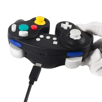 EXLENE prepnúť regulátor GameCube štýl pre Nintendo Prepínač Kompatibilný s PC/PS3/Android, Nabíjateľnú