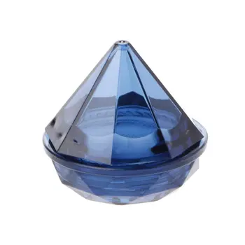 5g Diamond Tvar Olej Krém Jar Box Priehľadný Prázdne Cestovné Kozmetické Balenia Banku pre make-up Lesk Prášok Eyeshadow 100ks