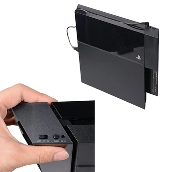 PS4 USB Chladiaci Ventilátor Chladiča, Vonkajších Turbo regulácia Teploty Ventilátor pre Sony Playstation 4