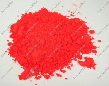 50gram x NEON Melón červená Farba Fluorescenčné Farbivo Prášok na Gélové Nechty&Maľovania&Tlač a Mydlá